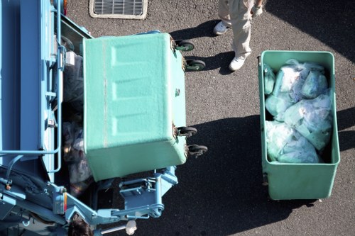 Traditional and modern waste management in temple